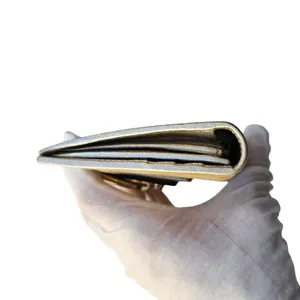 Gucci Abbey D-Ring Long Wallet GG‎ Monogram Canvas Metallic Gold thumbnail 6