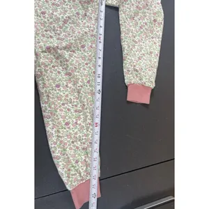 Vermont Country Store Floral Pajamas XS Pink Cotton Jogger Lounge Set Cottage thumbnail 12