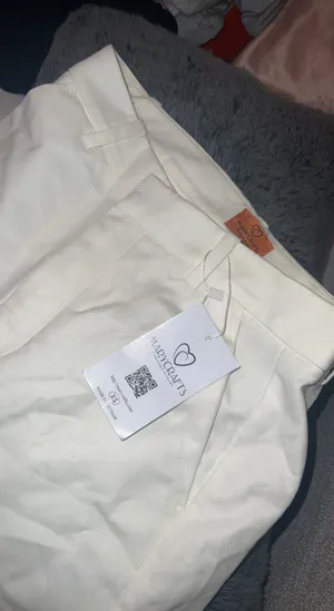 NWT Mary Crafts Pants White Size XS thumbnail 2