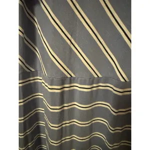 J. Jill‎ Women's Size L Blue Black and White Striped Maxi Dress Short Sleeve thumbnail 7