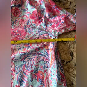 Lilly Pulitzer For Pottery Barn Isla De Coco Loose Pajama Set Teen Size Small thumbnail 8