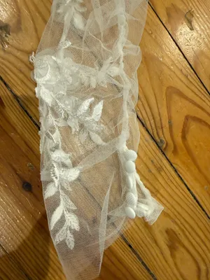 Sleeves for wedding dress White thumbnail 3