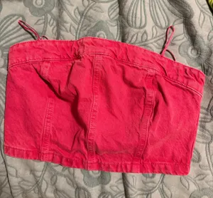 ZARA Pink jeans Top thumbnail 1