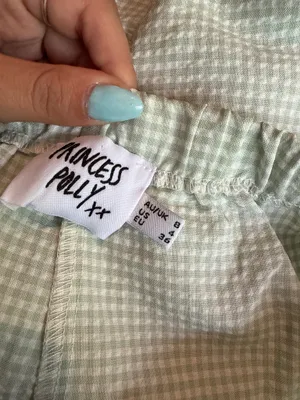 Princess Polly Tidelands Set Two-Piece Gingham Green thumbnail 6