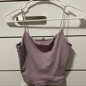 Garage The Ribbed Bungee Cami Light Purple thumbnail 2