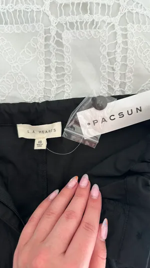 Pacing Black Cargo Skirt thumbnail 3