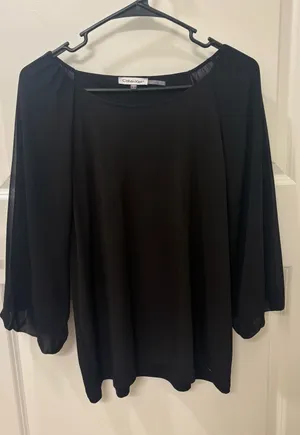 Calvin Klein Top Black thumbnail 1