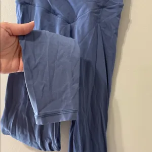 Aerie Offline Blue High-Waisted Cross Over Real Me Leggings thumbnail 4