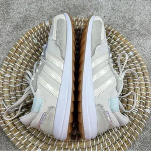 Adidas Women's Retrorun Running Shoes Sneakers GV7374 in Chalk White Size 7 thumbnail 8