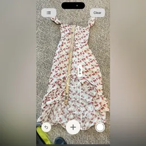 NWT American Threads Off Shoulder‎ Floral Dress, M thumbnail 9