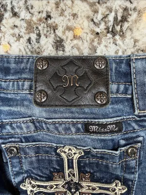 Miss Me Medium Blue high rise Skinny Denim Jeans thumbnail 8