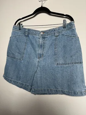 Vintage Denim Blue Jean Shorts thumbnail 2