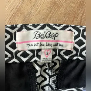 Bebop Pants- Black and White. Size 3. thumbnail 2