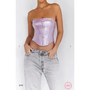 Mistress Rocks House‎ of CB Cultured Lilac Strapless Corset Top NWT Small SOLD OUT thumbnail 4