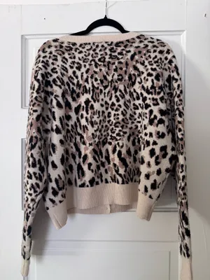 Target A New Day Leopard Cardigan thumbnail 3