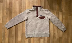 Patagonia Women’s Gray and Maroon Sweater — Slight Flaws thumbnail 1