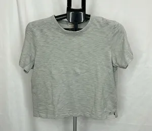 Alternative Heathered Grey Cropped Tee thumbnail 1
