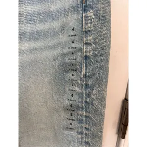 American eagle light blue mom fit short jeans size 4S ripped distressed thumbnail 4