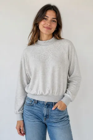 Universal Thread Gray Crewneck Sweatshirt M thumbnail 1