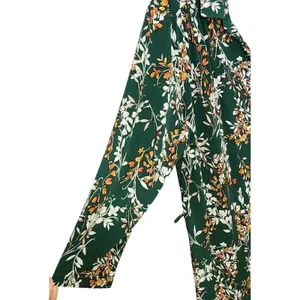 Kaileigh‎ Floral Shirt Dress Women's Green 3/4 Sleeve Belted, XLee-Length thumbnail 4
