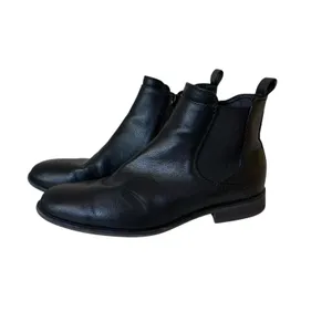 Frye & Co Women's Black Michael Chelsea Boots Size 8.5M Vegan Leather Minimalist thumbnail 3