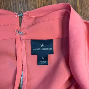 Worthington cowl neck coral tank S thumbnail 4