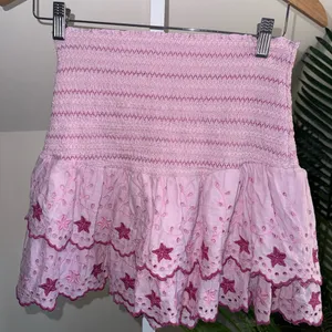 LoveShackFancy Nathan mini‎ skirt  Lavender Fields medium thumbnail 5