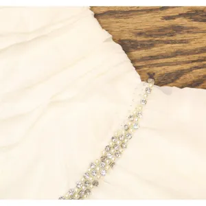 City Studios Juniors Embellished Pleated-Bodice Party Dress White 9 thumbnail 3