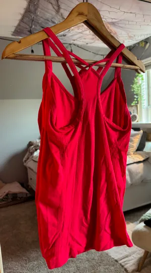 Hot Pink Athletic Tank Top thumbnail 2