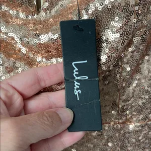 Lulus Magic Maker Gold Metallic Off-the-Shoulder Bodycon Mini Dress size Med thumbnail 6