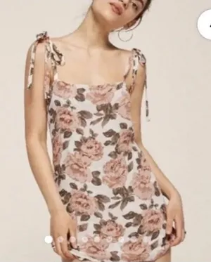 🩷💚Reformation Floral Mini Dress Large💚🩷 thumbnail 1