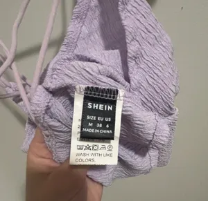 Purple Shein Crop Top Tank thumbnail 3