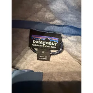 Patagonia Quilted Snap-T Pullover Womens Medium Grey Blue 25282 Organic‎ Cotton thumbnail 3