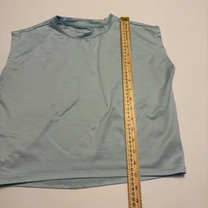 DSG Muscle Tee Womens Size Large Light Blue Sleeveless Activewear Top thumbnail 5