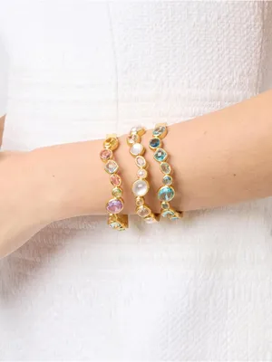 NWOT Julie Vos Kaleidoscope Hinge Bracelet thumbnail 4