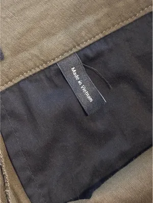 Theory Olive Green Stretch Crepe Wide Leg Cropped Pants High Rise Size 2 thumbnail 7