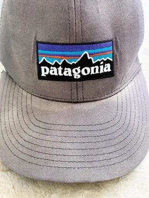 Patagonia P-6 Logo LoPro Trucker Hat Gray White Mesh Snapback Y2K Gorpcore thumbnail 2