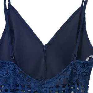 LOVERS + FRIENDS‎ Maren Navy Lace Ruffle Mini Dress Womens Size Extra Small XS thumbnail 7