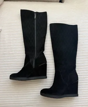 Donald Pliner Hidden Wedge Tall Boots thumbnail 1