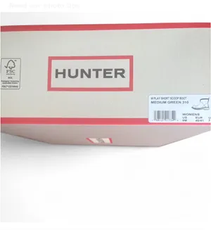 HUNTER Waterproof Play Short Rain Boots size 9 thumbnail 3