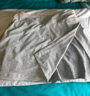 Outdoor Voices Heather Gray Textured Compression Wrap Athletic Skort Size S thumbnail 1