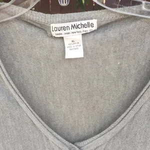💜Long grey sweater👇🏻 Size XL thumbnail 3