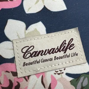 Canvaslife Floral Rose Laptop Sleeve Case Navy Blue Pink White Canvas Bag thumbnail 7
