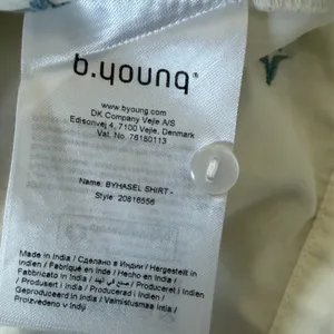 Nordstrom NWT B. Young Hasel Preppy Classic Minimalist Floral Embroidery Button down small thumbnail 10