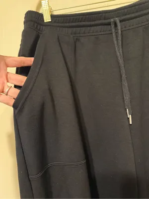 Scoop Women’s Black Drawstring Jogger Pants L thumbnail 3
