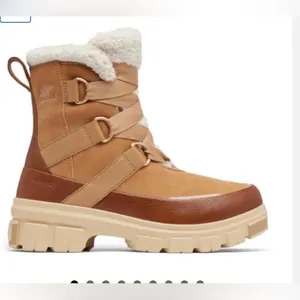 SOREL TÍVOLI Women's Brown and Cream Winter Boots thumbnail 2