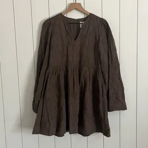 Tuckernuck Hyacinth House Brown Flare Sleeve Mini Dress thumbnail 5