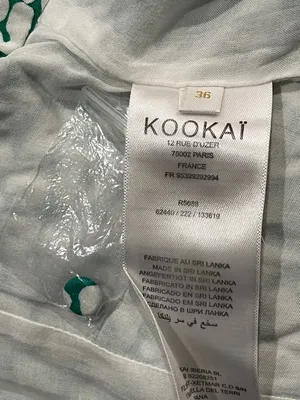 NWOT Kookai Green and White Cheetah Printed Maxi Dress - Size 4 thumbnail 8