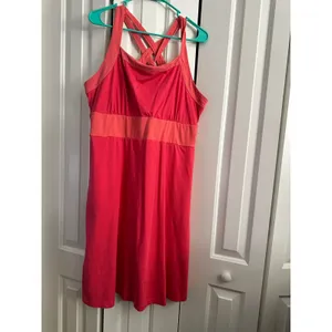 Cabela's Coral Pink Dress XL Sleeveless Athletic‎ Casual Sundress Criss Cross thumbnail 3