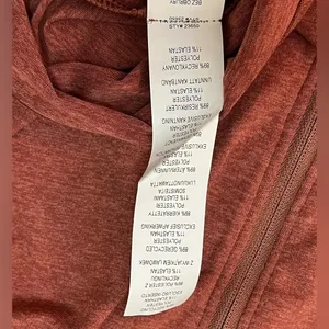 Patagonia women’s size small brick orange long sleeve half zip pullover thumbnail 10